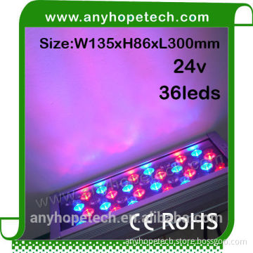 High lumen wholesale price 24v waterproof 36w wall washer light